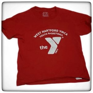 YMCA West Hartford CT Basketball Tee-Size 2/4